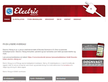 Tablet Screenshot of electric-viborg.dk